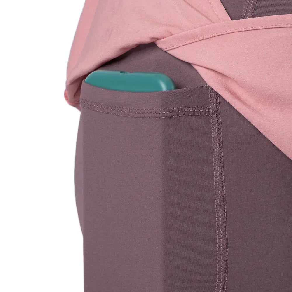 Running Shorts with Wide Waistband Coverage