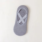 Women Cotton Silicone Non-slip Pilates Grip Sports Sock.