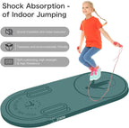 Jump Rope Mat with Carrying Bag & Rope