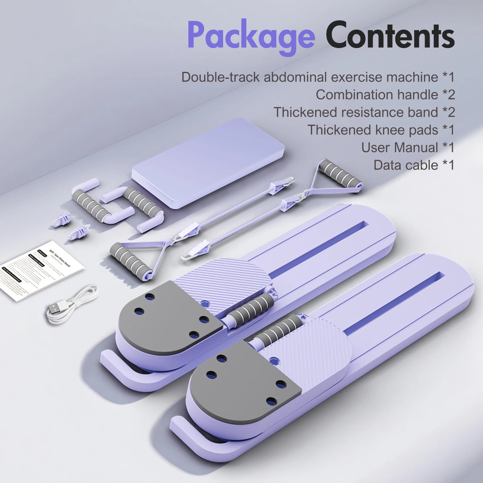 2 In 1 Ab Pilates Core Strength Training Board