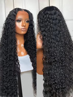 HD Lace Front Human Hair Wigs Deep Wave  Wig.