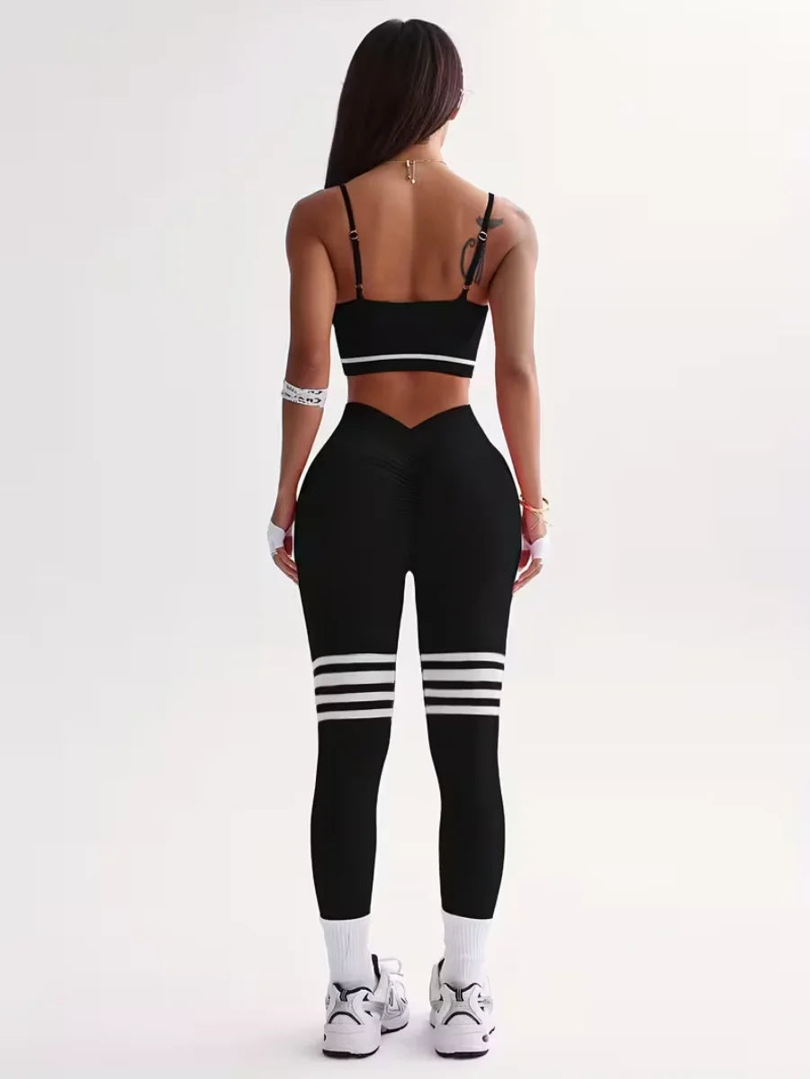 3-Piece Women's Striped Tracksuit