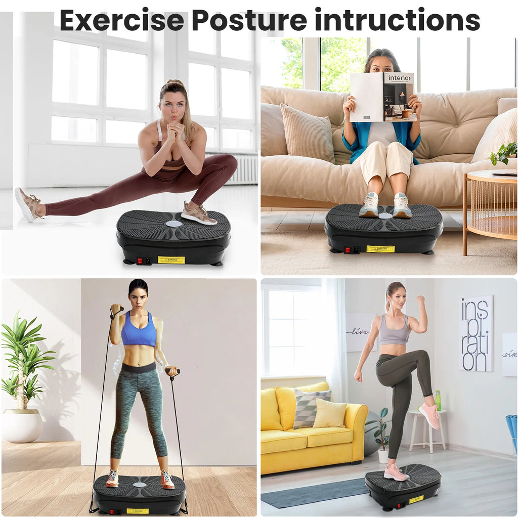 Vibration Plate Whole Body Exercise Workout