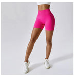 Seamless High Waist Fitness Sports Shorts