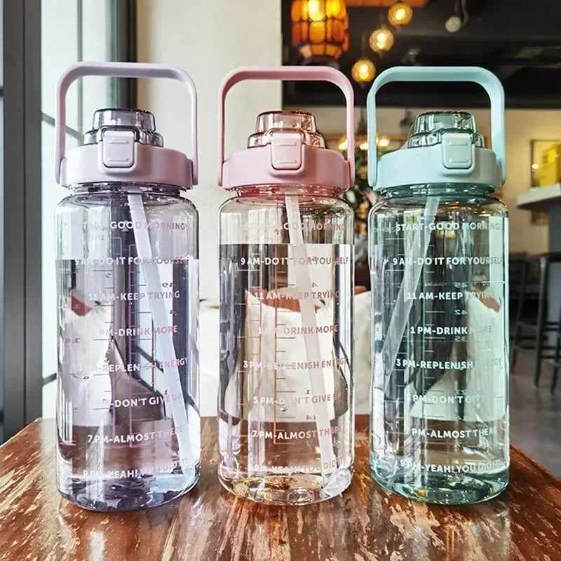 2L Large Capacity Portable Water Bottle