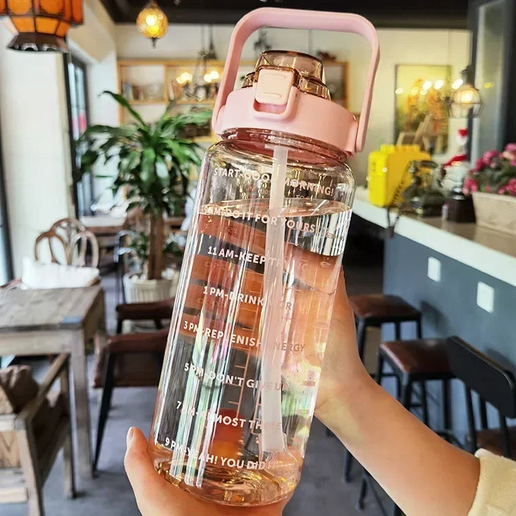 2L Large Capacity Portable Water Bottle