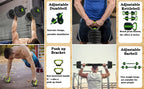 4 in 1 Adjustable Kettlebell and  Dumbbell Set.